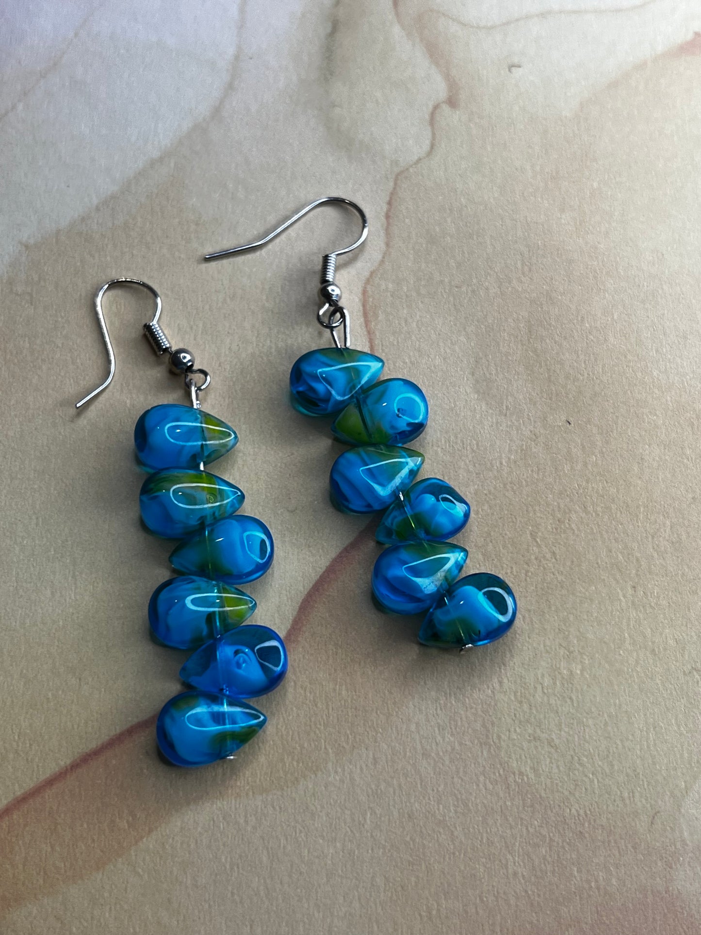 Aqua Earrings