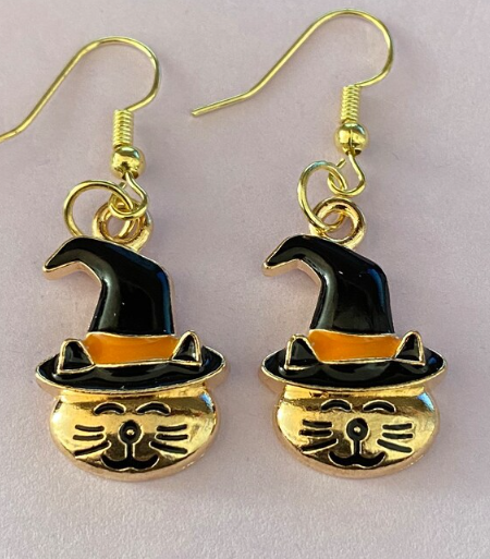 Cat Witch Earrings