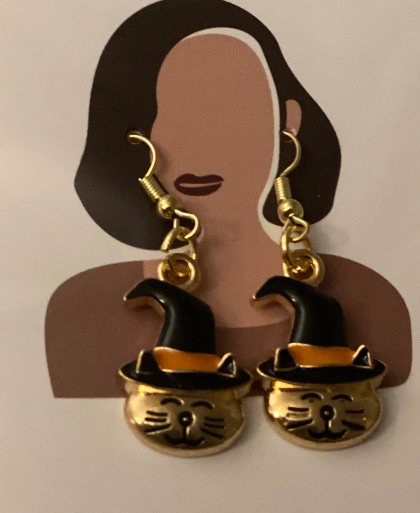 Cat Witch Earrings