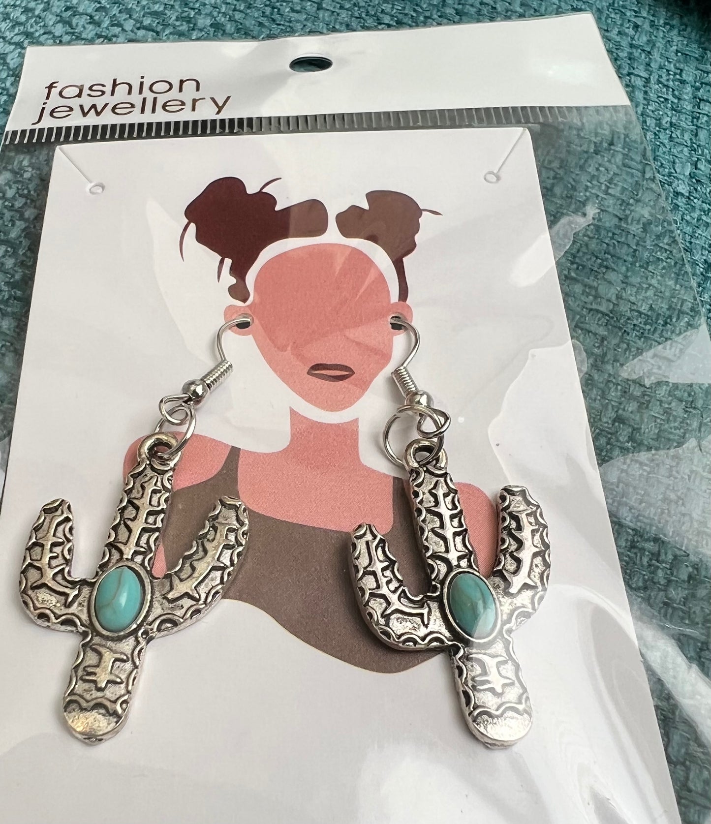 Cactus earrings