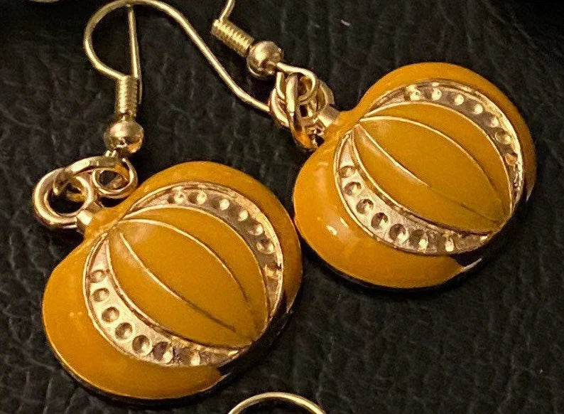 Pumpkin earrings