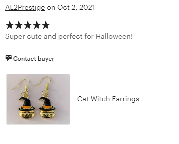 Cat Witch Earrings