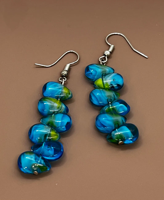 Aqua Earrings