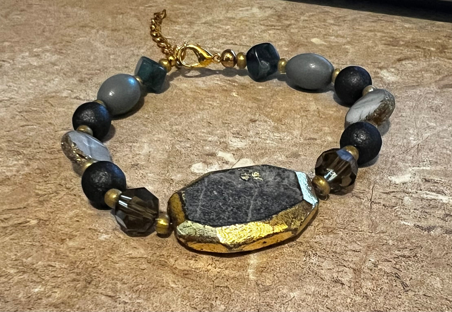 Goldenly Grey bracelet