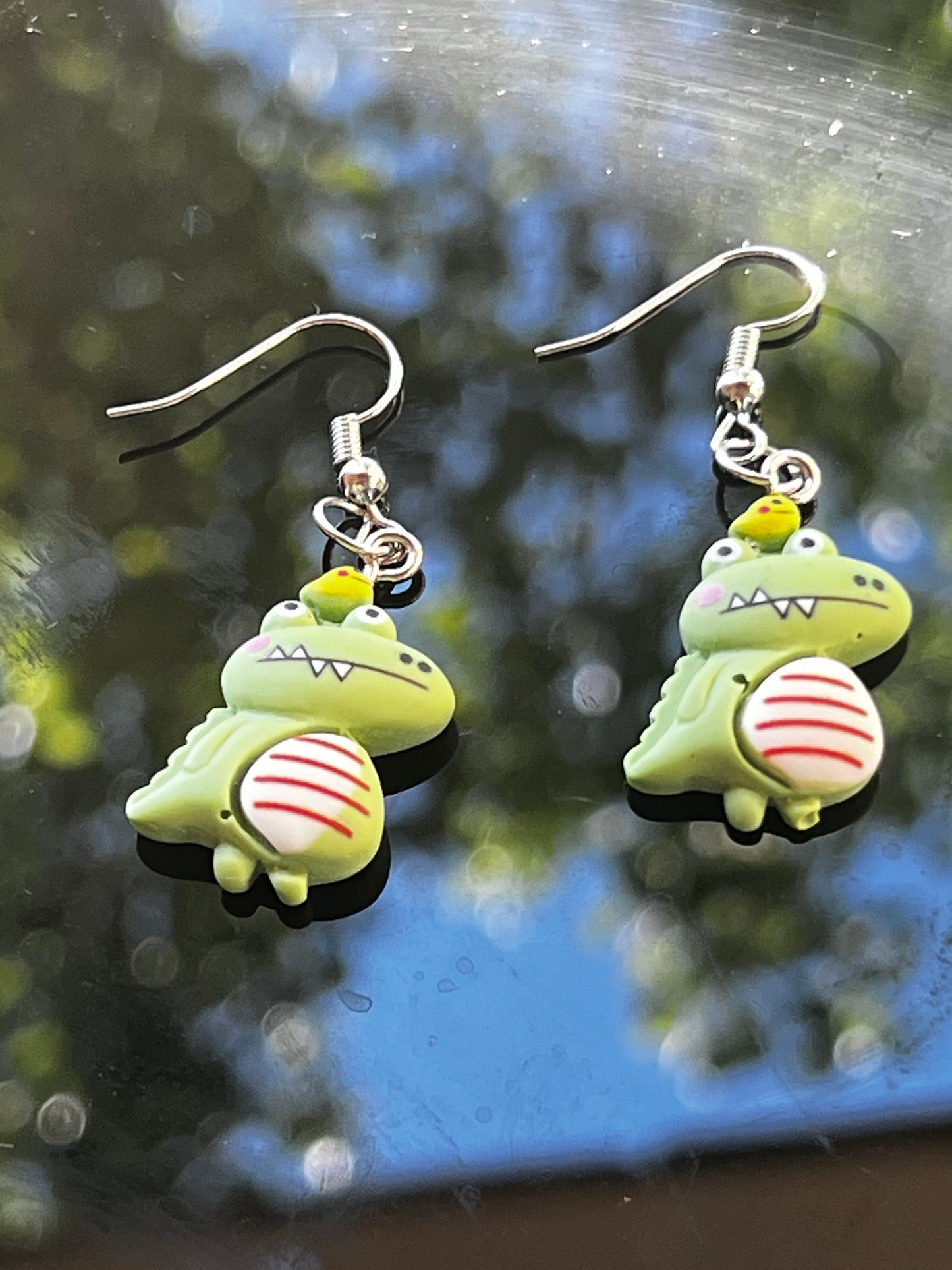 Gator Earrings