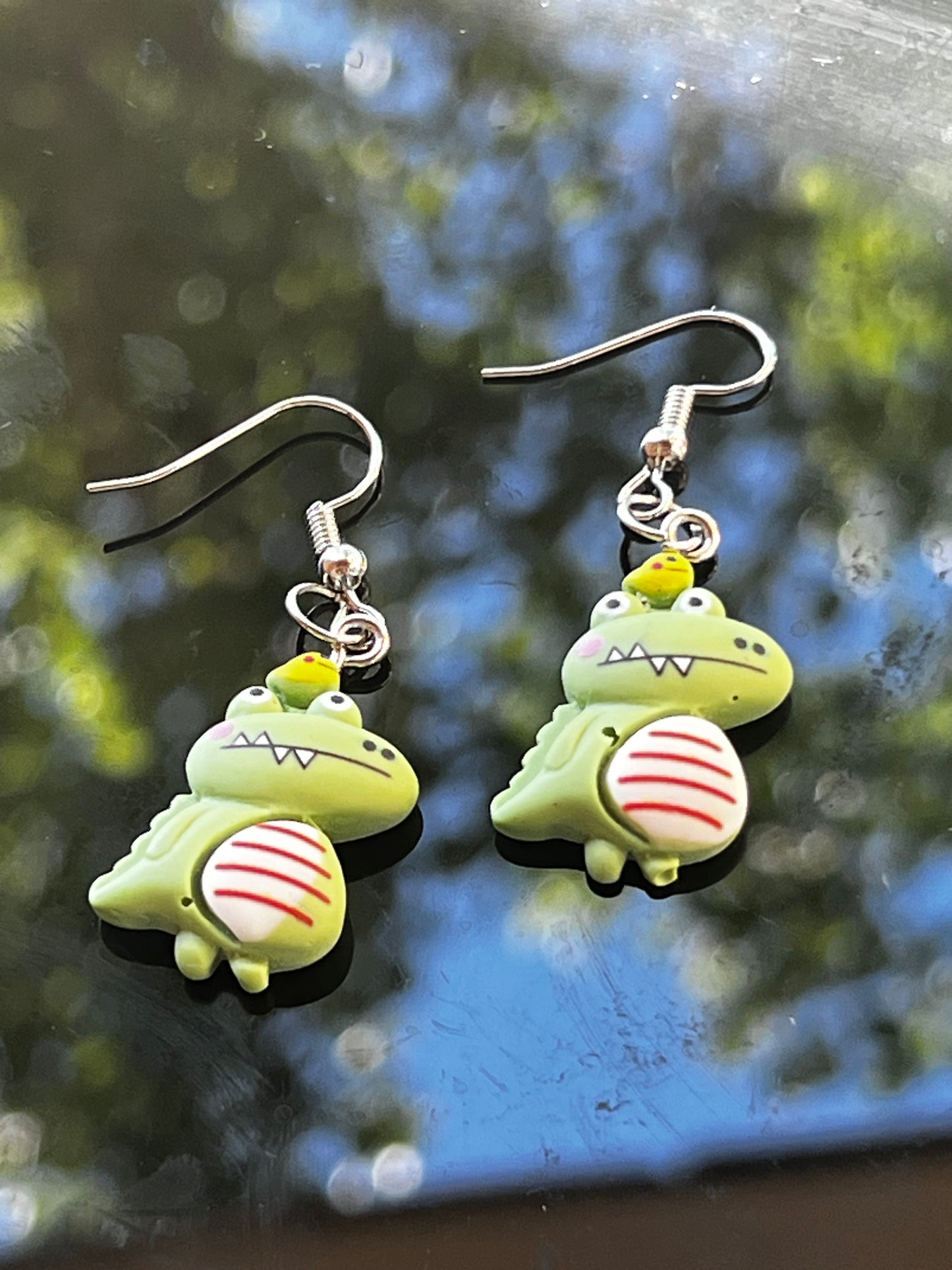 Gator Earrings