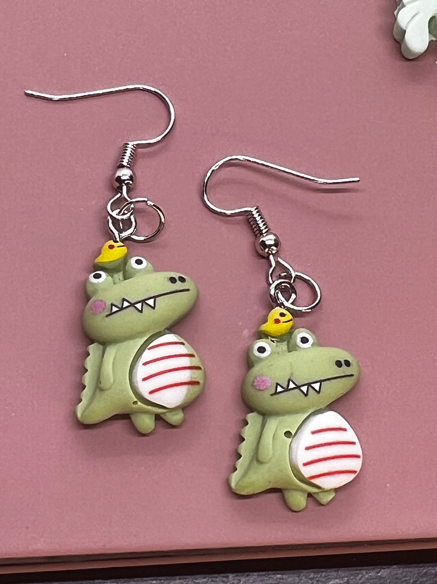 Gator Earrings