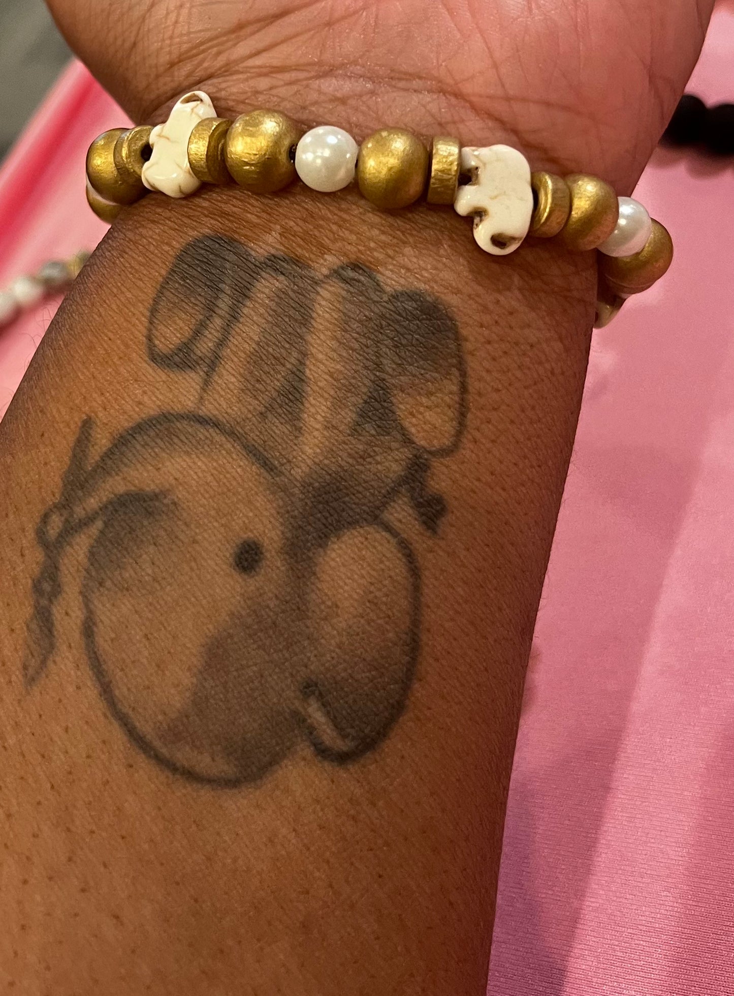 Golden Elephant Bracelet