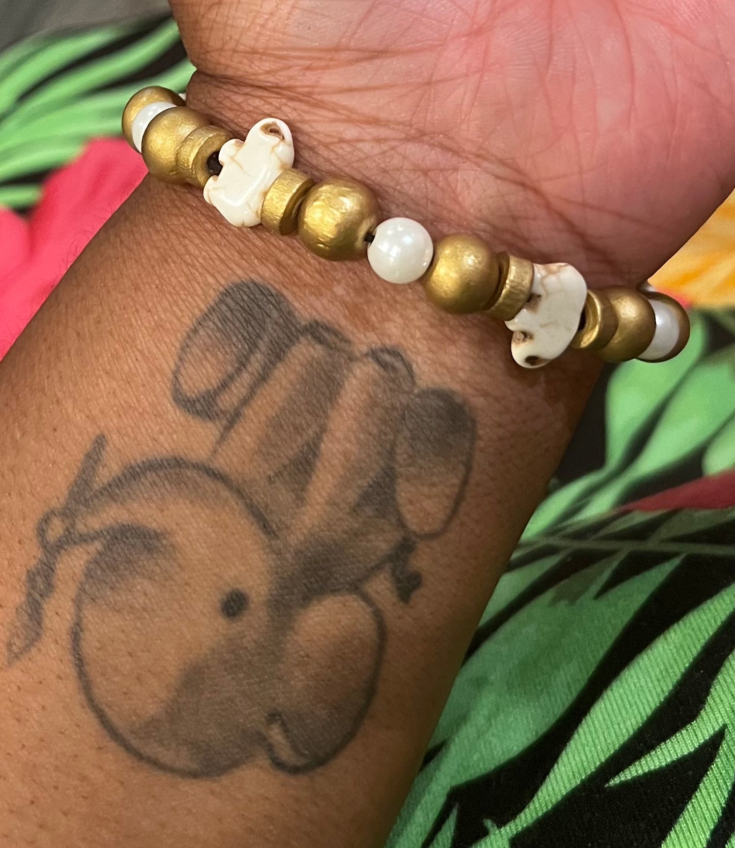 Golden Elephant Bracelet