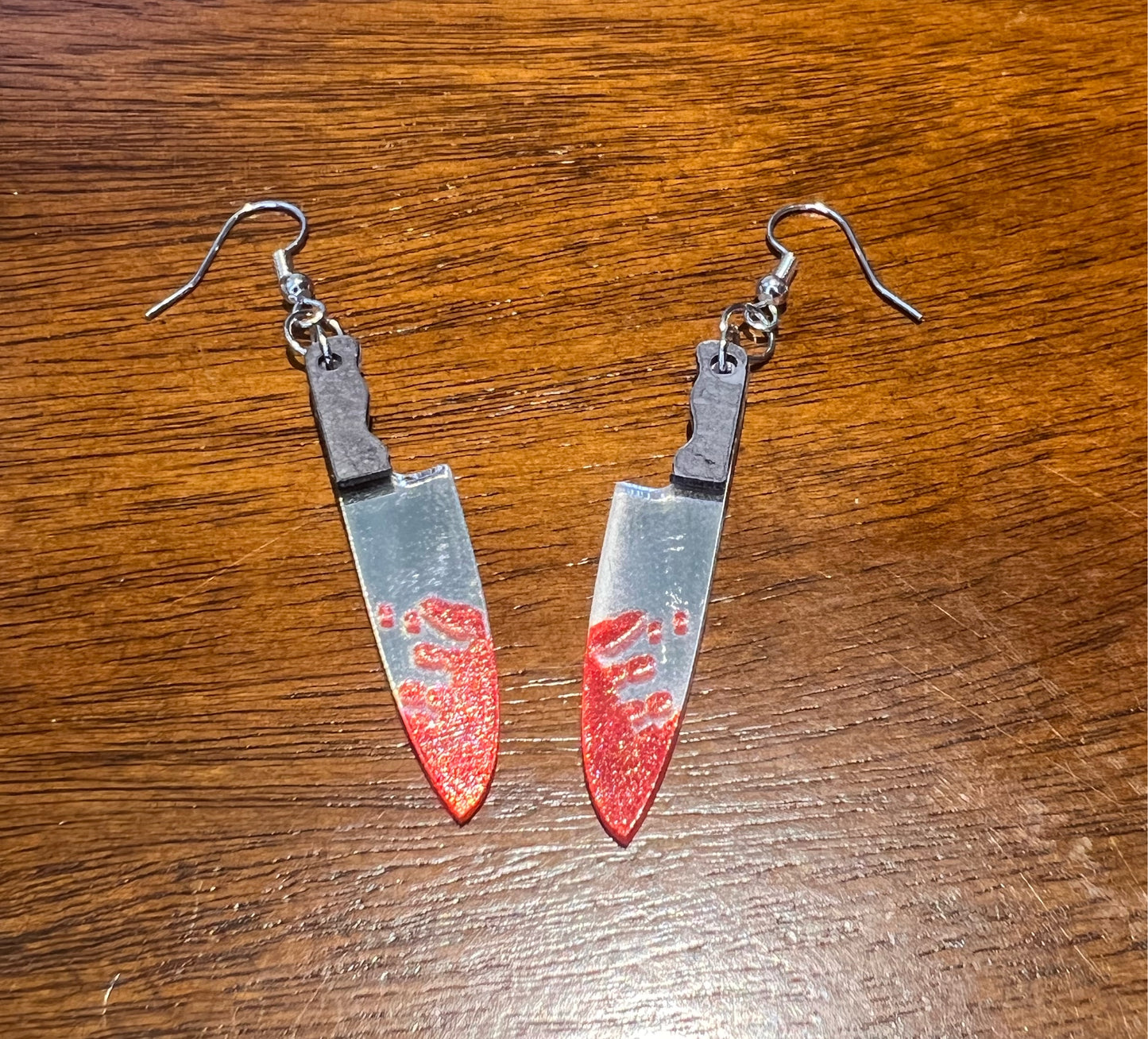 Bloody Knife Earrings