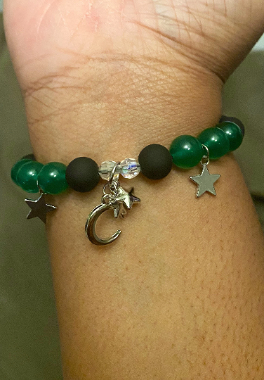 Dreamy moon and stars bracelet