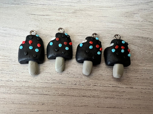 Black Ice Cream Charms