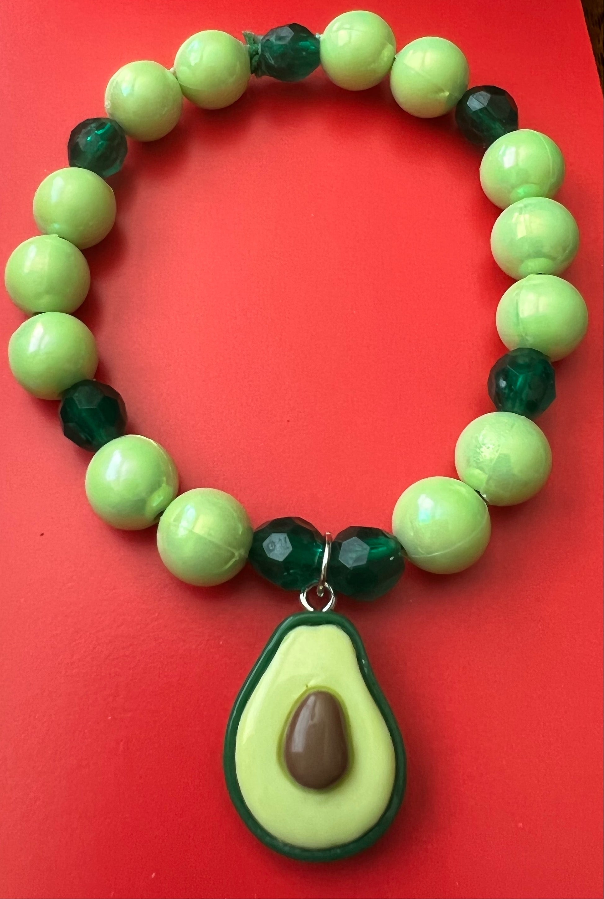 Hot Topic Avocado Cow Cord Bracelet By Bright Bat Designs