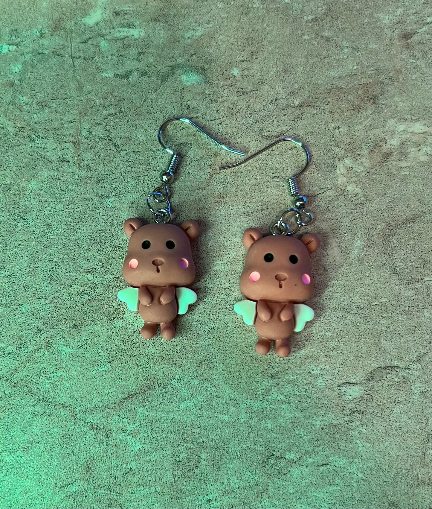 Angel bears earrings