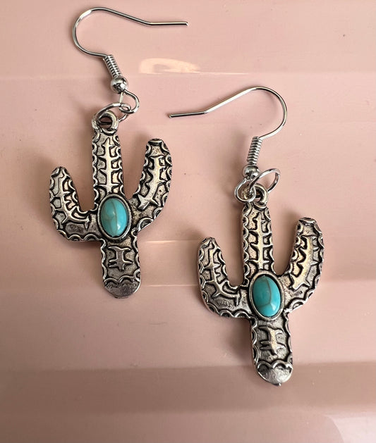 Cactus earrings