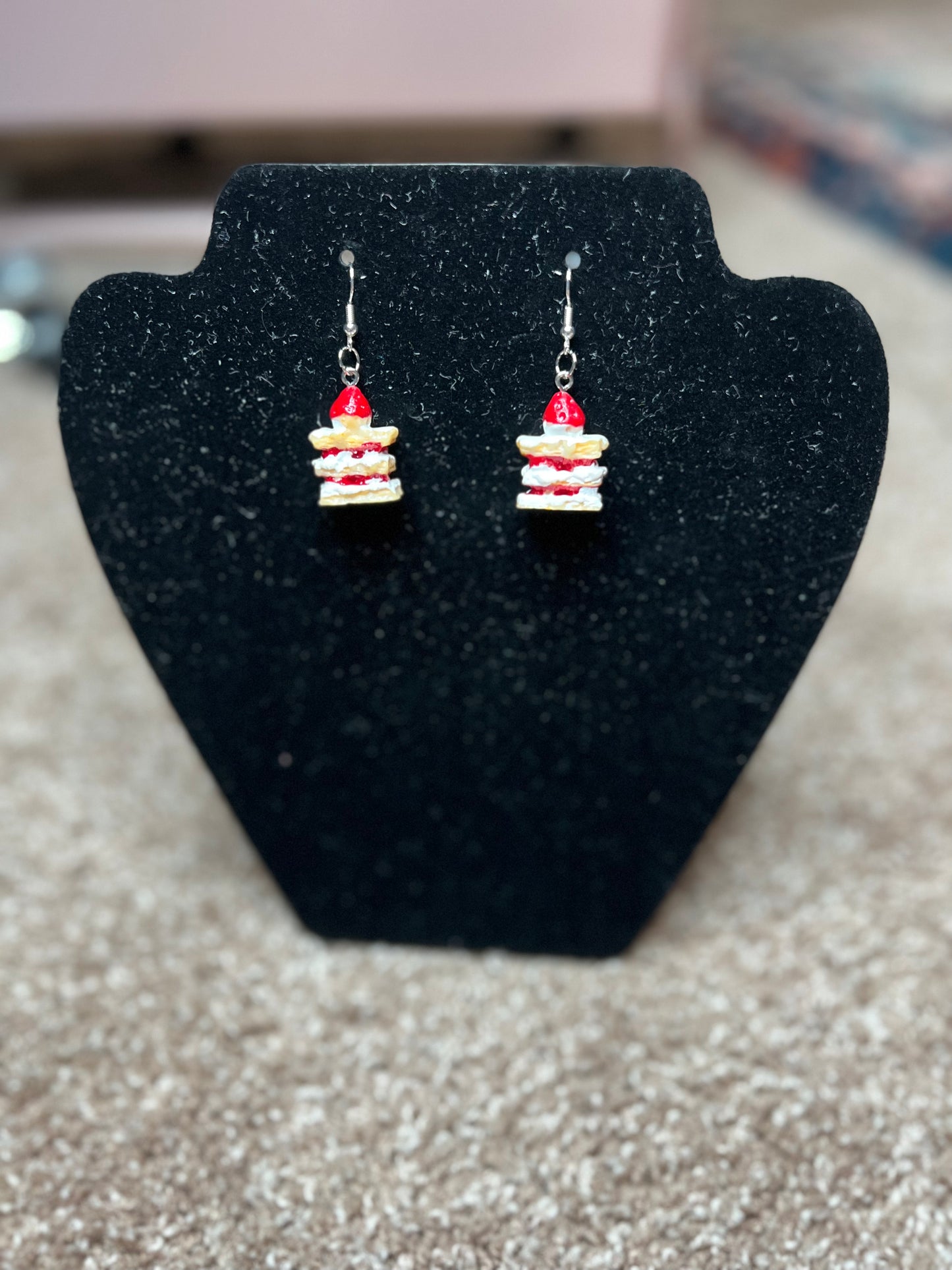 Strawberry Shortcake earrings