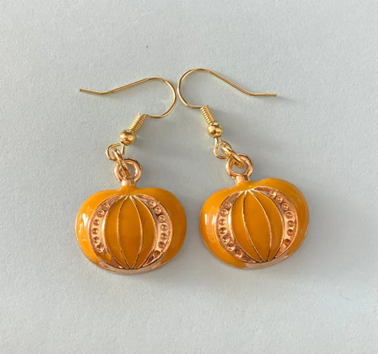 Pumpkin earrings